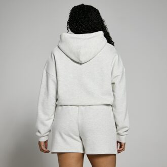 Mp Lifestyle stevige gecropte hoodie voor dames - Lichtgrijs  - XL