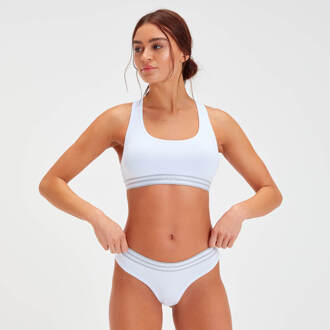 Mp Logo Crop Top (2 Pack) - White - L Wit