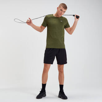 Mp Performance Short Sleeve T-Shirt - Army Green/Black - S Groen