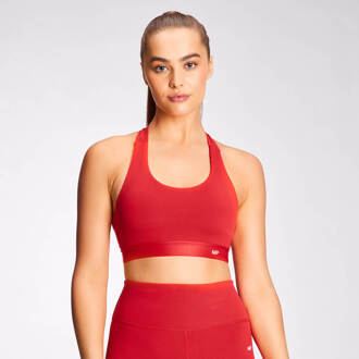 Mp Power sportbeha met gekruiste bandjes - Danger - XXS Rood