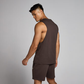 Mp Rest Day hemd met laag uitgesneden armsgaten - Chocoladebruine - XXXL