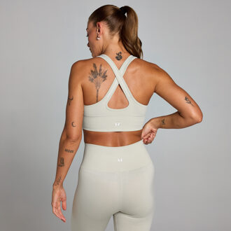 Mp Shape naadloze sportbeha - Asgrijs - XXL Beige