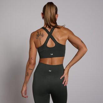Mp Shape naadloze sportbeha met gekruiste bandjes - XL Grijs
