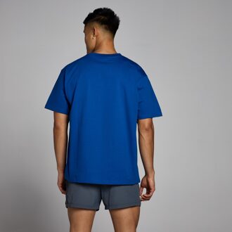 Mp T-shirt met Swim-opdruk - Puurblauw - XXS - XS