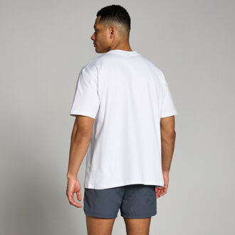 Mp T-shirt met Swim-opdruk - Wit - S - M