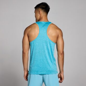 Mp Tempo gemêleerd hemd voor heren - Cyaan - XL Blauw