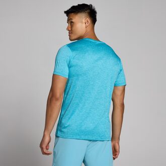 Mp Tempo gemêleerd T-shirt voor heren - Cyaan - XL Blauw