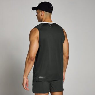 Mp Tempo gerasterd hemd voor heren - Verwassen zwart - XS