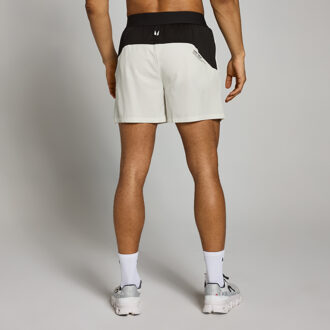 Mp Tempo geweven trainingsshort met binnenbeenlengte van 12,7 cm voor heren - Mistgrijs - XXL Wit