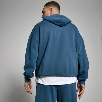 Mp Tempo hoodie met verwassen afwerking voor heren - Verwassen marineblauw - L