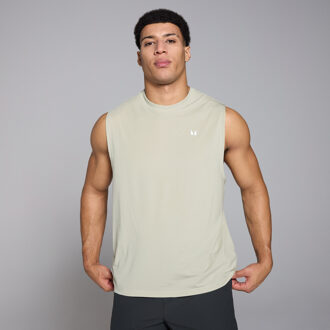 Mp Tempo oversized hemd met opdruk voor heren - Zoutgrijs - XS