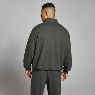 Mp Tempo shirt met kwartrits voor heren - Nachtgrijs - M