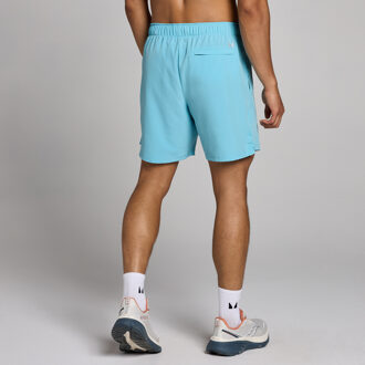 Mp Tempo short met binnenbeenlengte van 17,8 cm voor heren - Cyaan - XXXL Blauw