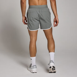Mp Tempo short met streepdetails en binnenbeenlengte van 13 cm voor heren - Steengrijs - M