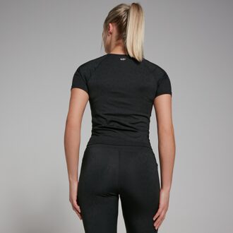 Mp Tempo T-shirt met korte mouwen en dierenprint voor dames - Zwart - XL Huidskleurig