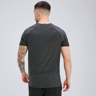 Mp Tempo T-shirt met korte mouwen voor heren - Gemêleerd zwart - XS