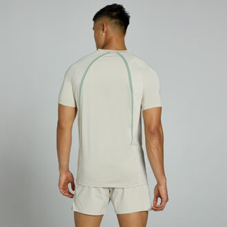 Mp Tempo T-shirt met panelen voor heren - Asgrijs - L