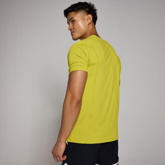 Mp Tempo T-shirt met streeptdetails voor heren - Digitaalgroen - XXL