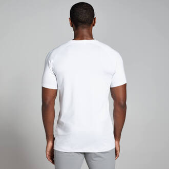 Mp trainingsshirt met korte mouwen voor heren - Wit - XS