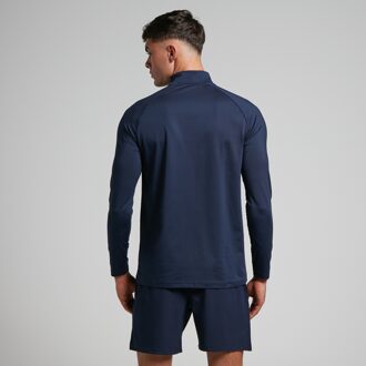 Mp trainingstrui met kwartrits voor heren - Marineblauw - XL