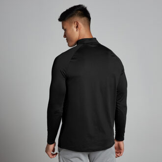Mp trainingstrui met kwartrits voor heren - Zwart - XXXL