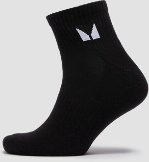 Mp Unisex Ankle Socks (3 Pack) - Black - UK 6-8 Zwart