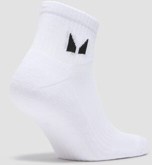 Mp Unisex Ankle Socks (3 Pack) - White - UK 9-11 Wit