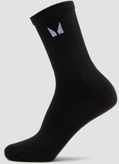 Mp Unisex Crew Socks (3 Pack) - Black - UK 9-11 Zwart