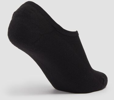 Mp Unisex Invisible Socks (3 Pack) - Black - UK 2-5 Zwart