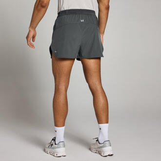 Mp Velocity 2-in-1 short met binnenbeenlengte van 7,5 cm voor heren - Donkergrijs - XL