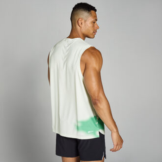 Mp Velocity hemd van mesh met opdruk - Wit - XL Groen