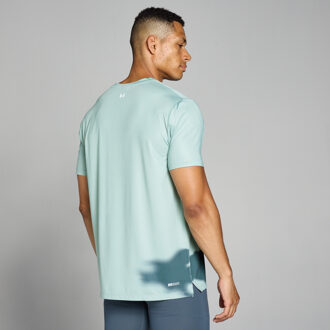 Mp Velocity T-shirt van mesh met opdruk - Mistgrijs - S