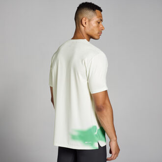 Mp Velocity T-shirt van mesh met opdruk - Mistgroen - XXXL
