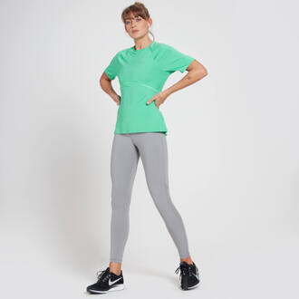 Mp Velocity Ultra reflecterend T-shirt voor dames - IJsgroen - XS