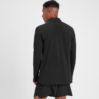 Mp Velocity Ultra shirt met kwartrits voor heren - Zwart - XL