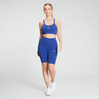 Mp Women's Central Graphic Cycling Shorts - Kobalt - XXS Blauw