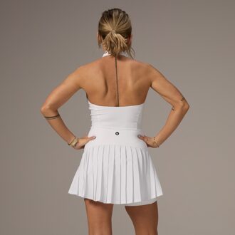 Mp X Tatiana tennisjurk met kraag - Wit - S