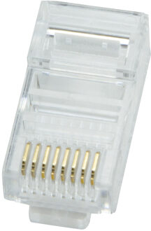 MP0002 RJ-45 Transparant kabel-connector