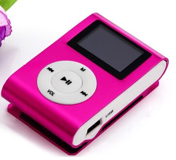 MP3 Speler Sb Mini Clip Metalen MP3 Speler Lcd-scherm Ondersteuning 32Gb Micro Tf Card Digitale Mp3 Muziekspeler mini Clip Voor Student 02