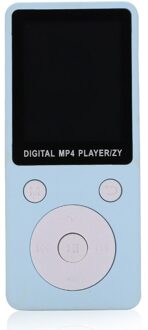 MP4 Muziekspeler Draagbare Hd Screen Mode Ondersteuning 32Gb Tf Card Opname Radio HJ55 Blauw
