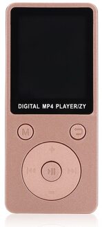 MP4 Muziekspeler Draagbare Hd Screen Mode Ondersteuning 32Gb Tf Card Opname Radio HJ55 Goud