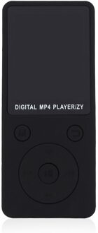 MP4 Muziekspeler Draagbare Hd Screen Mode Ondersteuning 32Gb Tf Card Opname Radio HJ55 zwart
