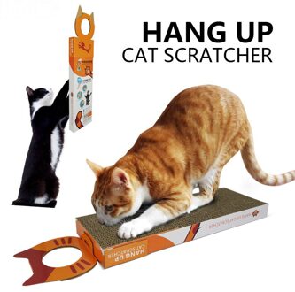 [MPK Winkel] Opknoping Kartonnen Scratcher voor Katten, Kat Hoofd Kartonnen, Scratcher, Krasraad, kat Speelgoed
