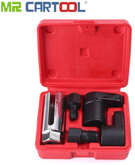 MR CARTOOL 5pcs Oxygen Sensor Wrench Kit Thread Chaser Tool Fit for Auto O2 Socket Removal Install Offset Vacuum Sensor Socket