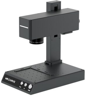MR.CARVE M4 Marking Machine Laser Engraver 2W Infrared Laser Module and 5W Blue Light Laser Module 70x70mm Carving Area with Rotary Roller