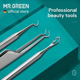 MR.GREEN Acne Removal Needles Blackhead Remover Pimple Comedone Extractor Set Blemish Zit Face Skin Care Cleaner Removal Tools
