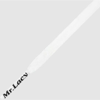 Mr Lacy Waxies plat 90 cm Wit - One size