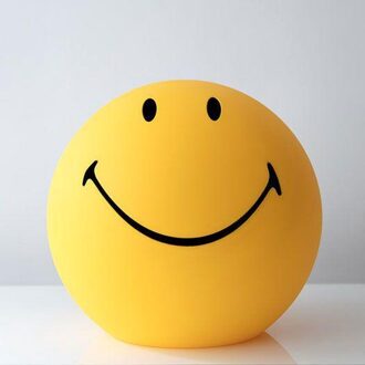Mr Maria Smiley® XL - Design Tafellamp - Geel - 45 cm