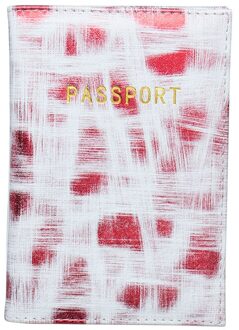 Mr Mrs Paar Passport Cover Card Goud Kleur Pu Lederen Travel Credit Kaarthouder Effen Kleur Unisex Gedrukt Paspoorthouder 01