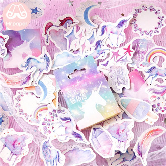 Mr.paper 24 patterns Cute Children Deco Sticker Lovely Cartoon Animals Plants Flowers Japanese Kawaii Scrapbooking Deco Stickers